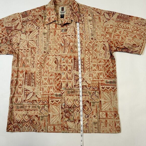 Tori Richard Honolulu Men’s Size Large Hawaiian Tropical Shirt Palm Tree Silk - Picture 5 of 7
